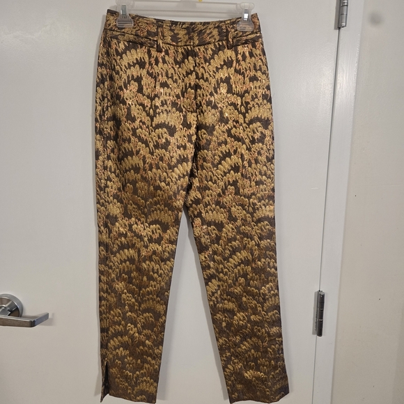 Dolce & Gabbana Pants - Dolce & Gabbana Brocade metallic textured trouser